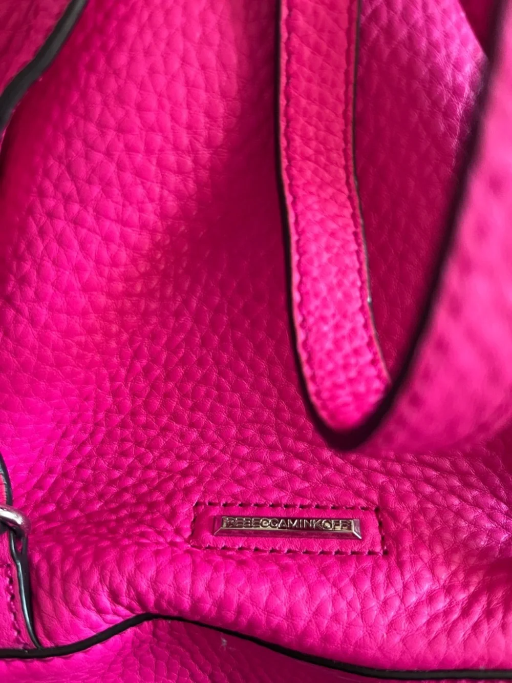 Rebecca Minkoff Flamingo Studded Julian Drawstring Leather Mini Backpack - Picture 5 of 9
